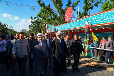 حضور با شکوه مردم تبریز در مراسم غدیر خم