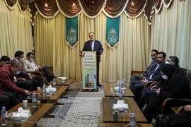 نشست خبری معاون فرهنگی آستان حضرت عبدالعظیم(ع)