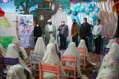 آیین جشن تکلیف دختران در حرم مطهر حضرت شاهچراغ(ع)