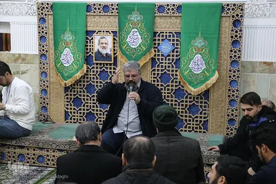 رونمایی از سنگ مزار شهید ایزدی در قم