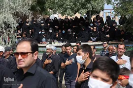 حسینیه ایران؛ تاسوعای حسینی در بقعه مترکه ایوب نبی (ع)‎‎خراسان شمالی