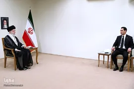 دیدار سردار بردی محمداف، رئیس‌جمهور ترکمنستان با حضرت آیت‌الله خامنه‌ای، رهبر انقلاب اسلامی