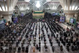 مراسم بزرگداشت چهل‌وسومین سالگرد ورود امام خمینی(ره) به میهن اسلامی در حرم مطهر  بنیانگذار جمهوری اسلامی