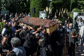 مراسم تشییع پیکر «بابک برزویه»