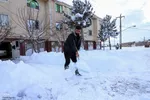 یک روز برفی در شهرستان اهر