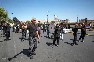 سوگواری به مناسبت شهادت امام رئوف در حرم شاهچراغ(ع)‎