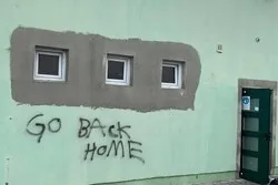 Tags islamophobes sur une mosquée autrichienne