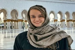 Elena Rybakina visite la Grande Mosquée Sheikh Zayed