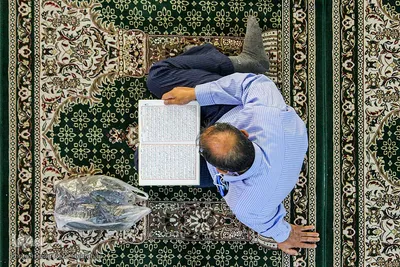 مراسم جز خوانی در حرم حضرت عبدالعظیم حسنی