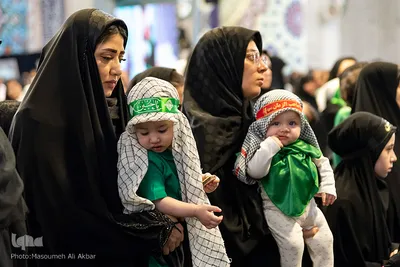 مراسم «شیرخوارگان عاشورایی» در کرج