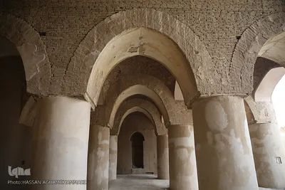 بازدید شرکت کنندگان سومین مراسم ملی بزرگداشت مجاهدان در غربت از آثار تاریخی دامغان