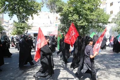 راهپیمایی جاماندگان اربعین در اردبیل
