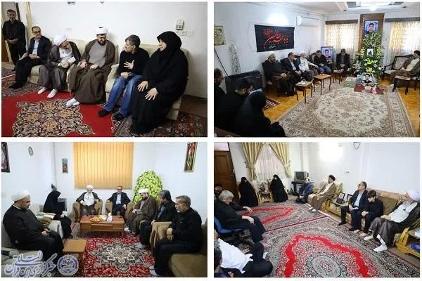 دیدار نماینده ولی فقیه در مازندران با خانواده شهدای اغتشاشات آمریکایی-صهیونیستی ساری