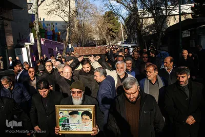 مراسم تشییع پیکر مرحوم حجت الاسلام والمسلمین سید هاشم رسولی محلاتی