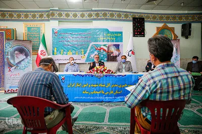 نشست خبری رجبعلی راهی مدیرکل بنیاد شهید و امور ایثارگران استان فارس