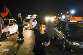 خدمت‌رسانی شبانه‌روزی مواکب حسینی به زوار در چذابه