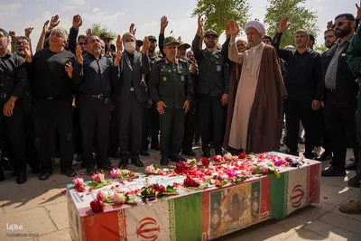 تشییع پیکر بسیجی شهید سید محمد امین مودت