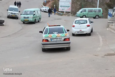 کاروان شادی خودرویی گل نرگس در تبریز‎‎