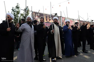 رژه عزاداران شاه حسین گوی استان آذربایجان شرقی در اهر