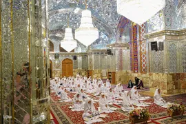 جشن تکلیف دختران در حرم شاهچراغ(ع)‎