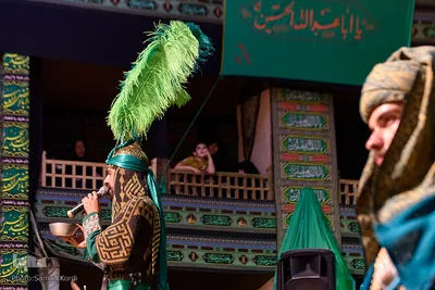 مراسم تعزیه خوانی در حسینیه اعظم برغان / البرز