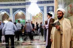 آیین خطبه خوانی در روز ولادت کریمه اهل بیت حضرت معصومه(س)