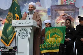 حضور خادمین آستان قدس رضوی در اهر