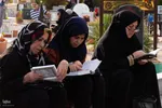 قرائت دعای عرفه در باغ رضوان اصفهان