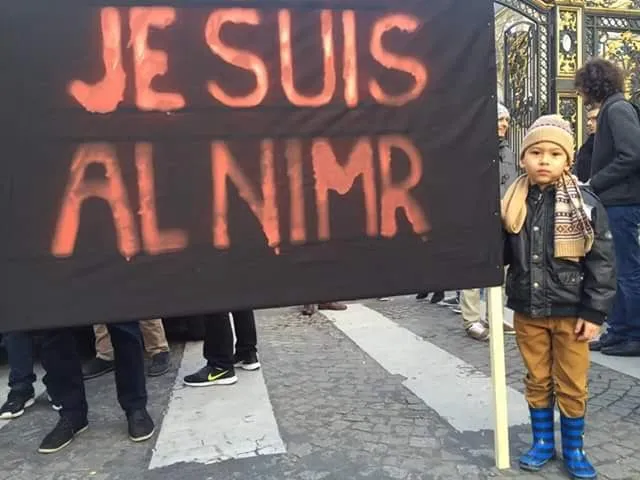 Manifestation à Paris contre l’assassinat du cheikh Nimr