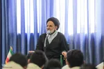 دیدار دانش‌آموزان بسیجی با نماینده ولی‎فقیه در خراسان جنوبی