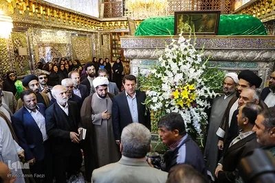 گلباران مزار شهید آیت الله دستغیب(ره) ـ شیراز