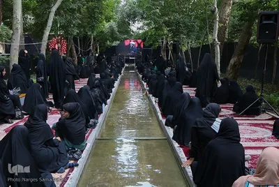 عزاداری در چهار باغ‎