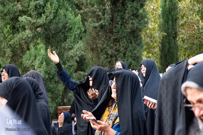 برگزاری مراسم نیایش در گلستان شهدای اصفهان به نیت پیروزی مقاومت فلسطین