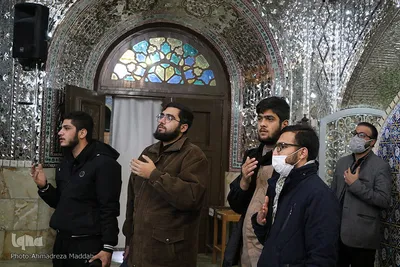 پیکر مطهر شهید حبیب الله حقیقی مهمان آستان مقدس سید علاءالدین حسین(ع)‎‎