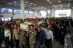 استقبال از پیکر شهید سیدعلاءالدین اسدپور‎