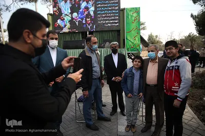 مراسم یادواره شهید فهمیده و شهدای دانش‌آموز در قطعه 24گلزار شهدای بهشت زهرا تهران