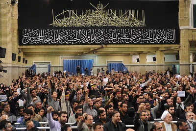دیدار دانش‌آموزان و دانشجویان با رهبر انقلاب
