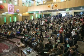 جشن تولد فرزندان شهدای مدافع حرم در شب میلاد حضرت عبدالعظیم حسنی(ع)