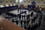 تشییع پیکرهای مطهر شهدای گمنام در میان دانشگاهیان تبریز