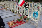 تحویل سال ۱۴۰۵ در گلستان شهدای اصفهان