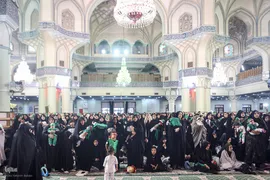 مراسم شیرخوارگان حسینی در حرم عبدالعظیم حسنی