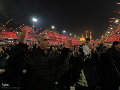 حال و هوای بین الحرمین در شام شهادت حضرت زینب(س)