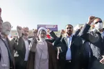 راهپیمایی مردمی حمایت از کودکان و زنان مظلوم غزه در چهارمحال و بختیاری