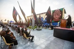 Həzrət Abbasın (ə) hərəminin şəhər xaricindəki qonaq evində bayraq dalğalandı