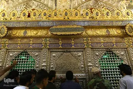 حرم مطهر و نورانی امام موسی کاظم (ع) در شهر کاظمین عراق