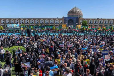 Al-Quds-Marsch 2023 in Isfahan