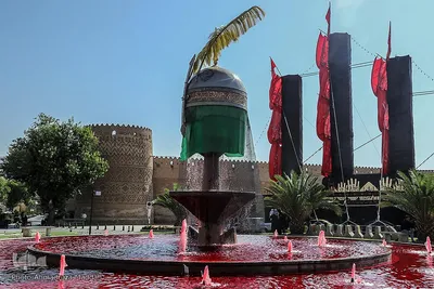 مراسم عزاداری عشایر قشقایی شیراز در تاسوعای حسینی
