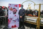 تشییع پیکر شهید حجت الاسلام محمد اصلانی در حرم مطهر رضوی
