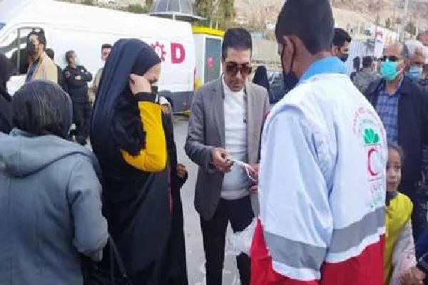 بهره‌مندی بیش از ۲۳۰۰ زائر از خدمات هلال احمر در گلزار شهدای کرمان