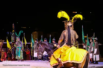 تعزیه «سوگ آزادگی» در بوستان آب و آتش